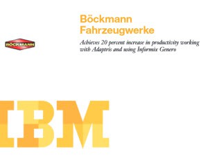 IBM Customer Case Study - Bockmann
